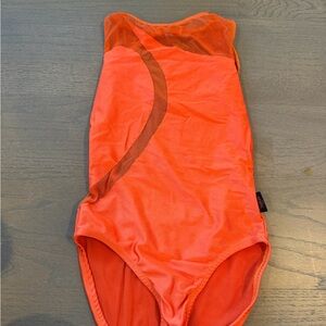 Orange SoKali dance leotard